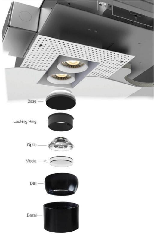 Technical Specs Recessed Downlight Multiples