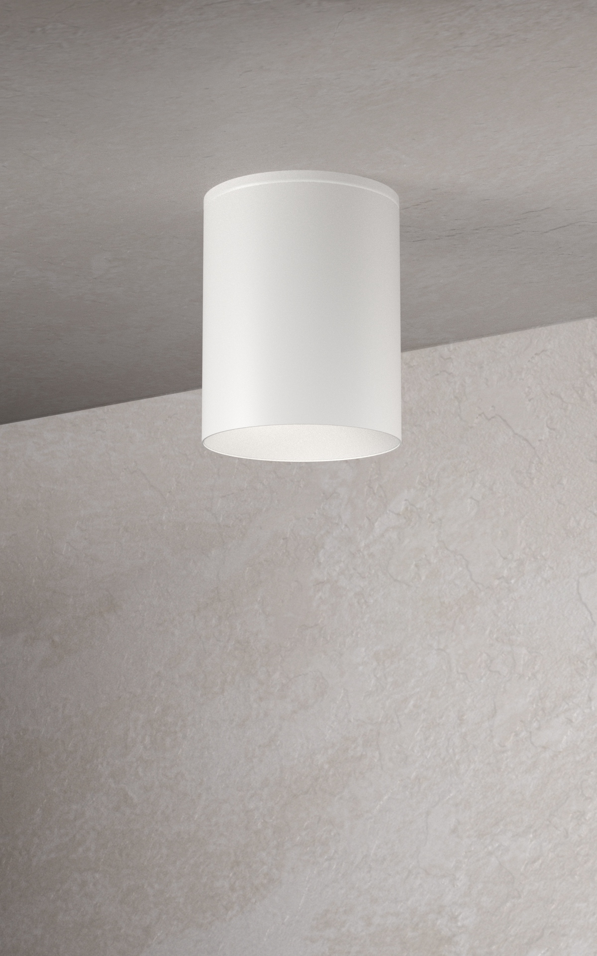 5" Round Flush Mount 30W 2700K Semi Gloss White  Lighting