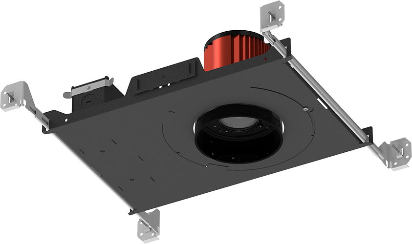 3" Adjustable New Construction Recessed Light Housing