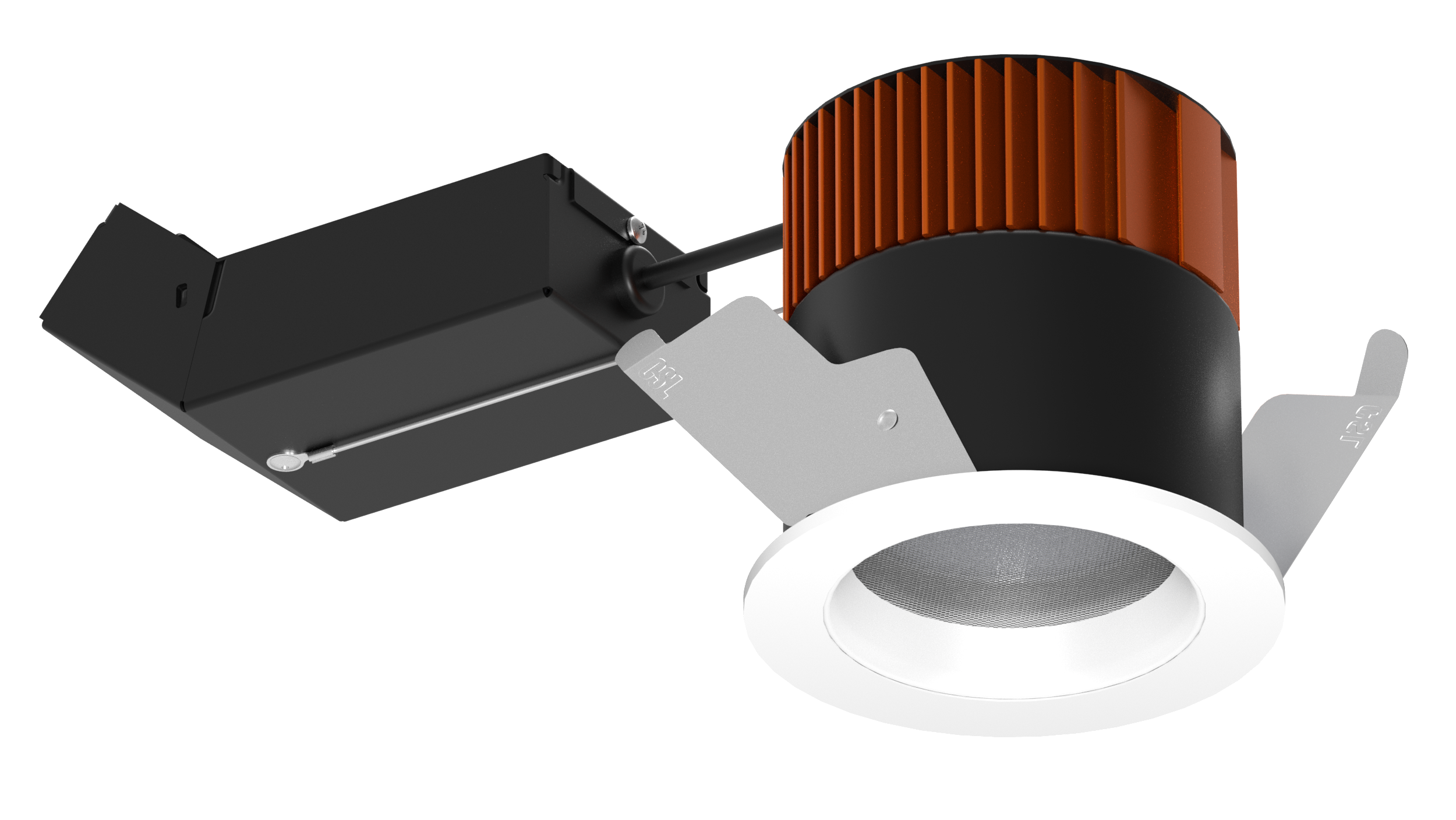 3" Fixed Remodel Wet Regressed Round Trim Recessed Lighting