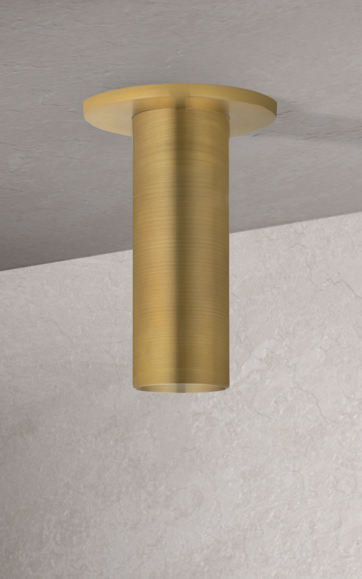 Luxe Flush Mount 2" in Patina Brass Lighting