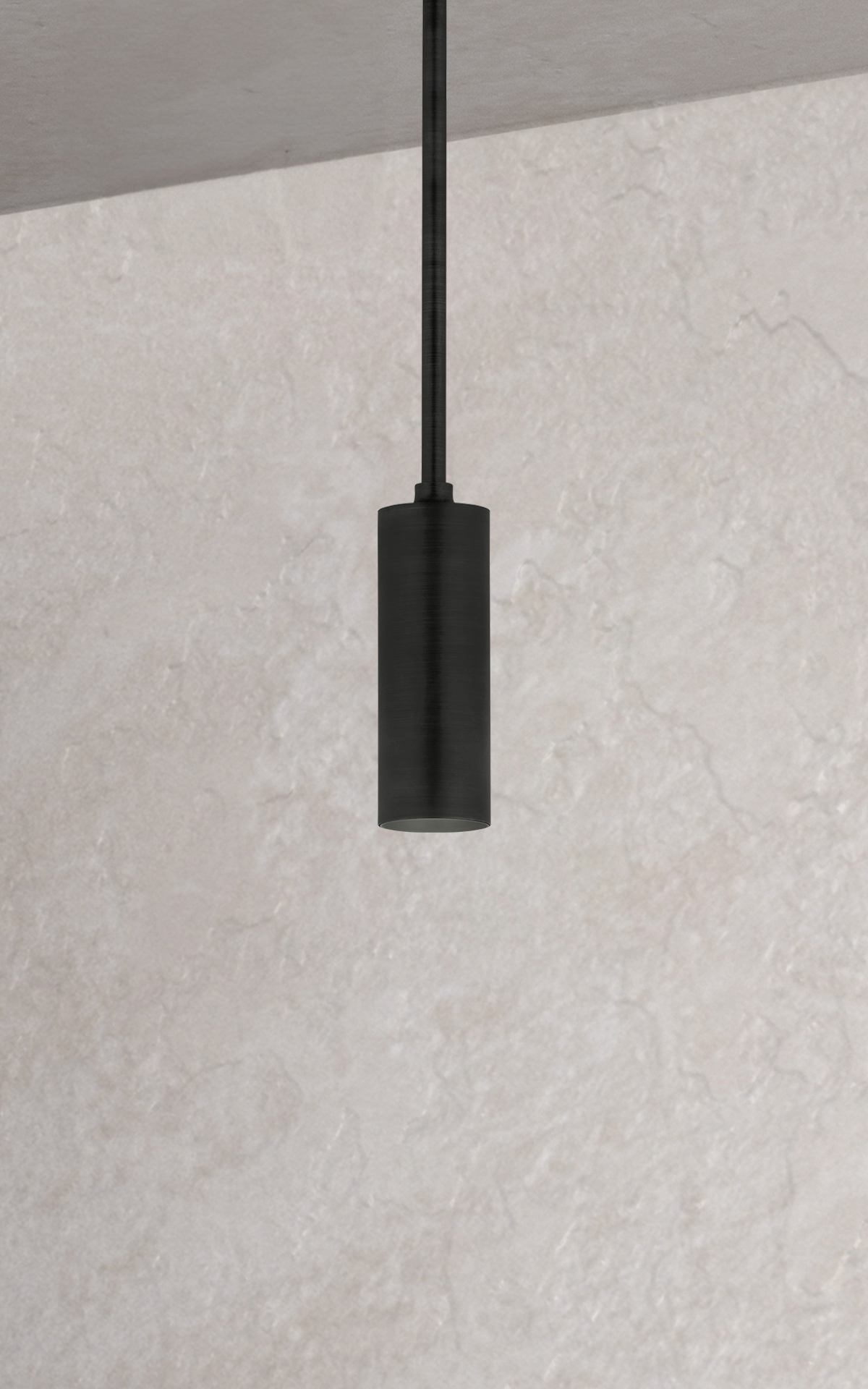 Luxe Pendant 2" in Matte Black Lighting