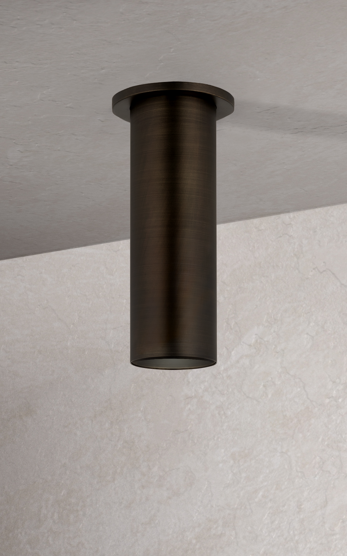 Luxe Flush Mount 3" in Distressed Bronze Lighting