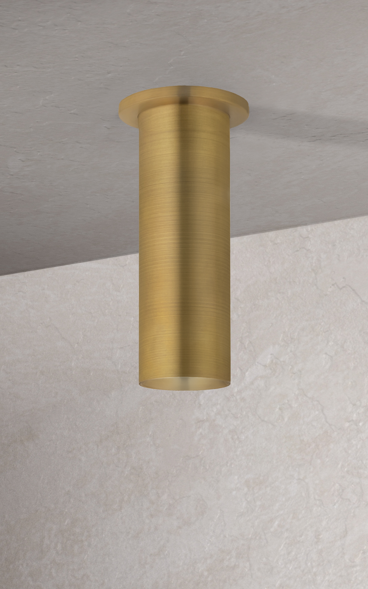 Luxe Flush Mount 3" in Patina Brass Lighting