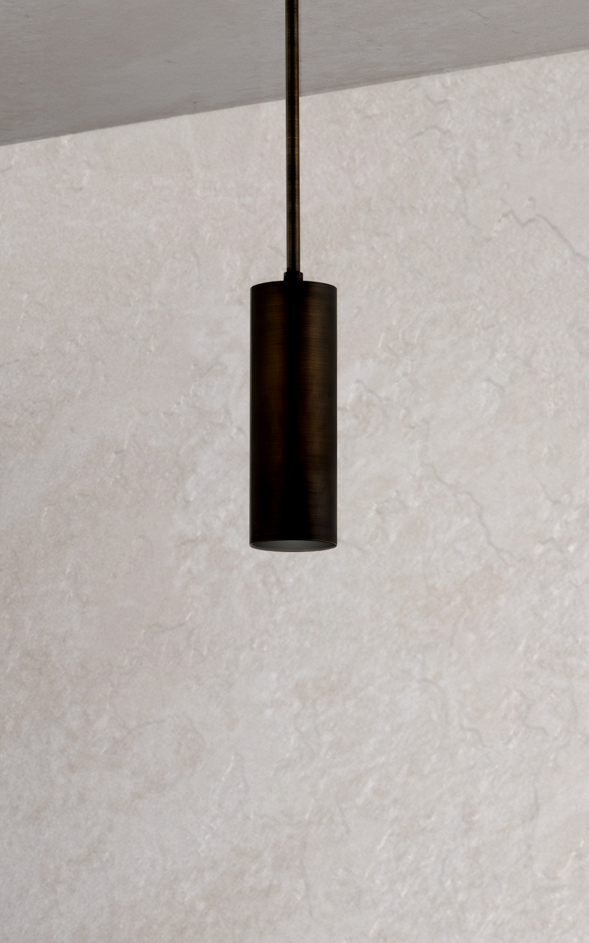 Luxe Pendant 3"in Distressed Bronze Lighting