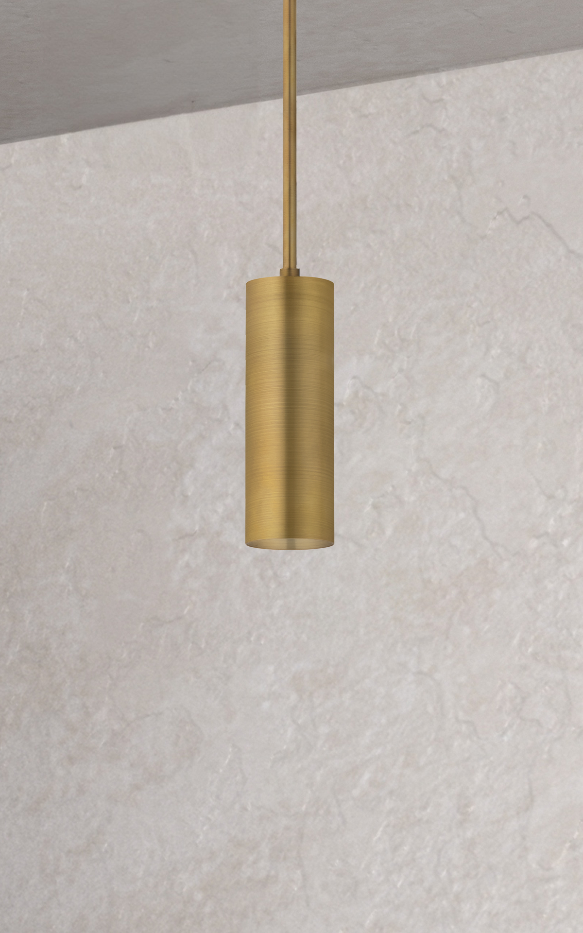 Luxe Pendant 3" in Patina Brass Lighting