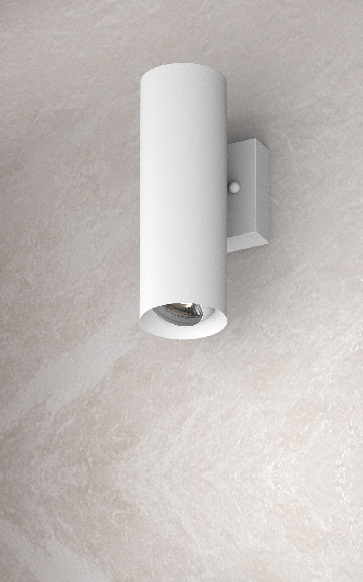 3" Round Adjustable Lens Wall Sconce LED Cylinder Lighting