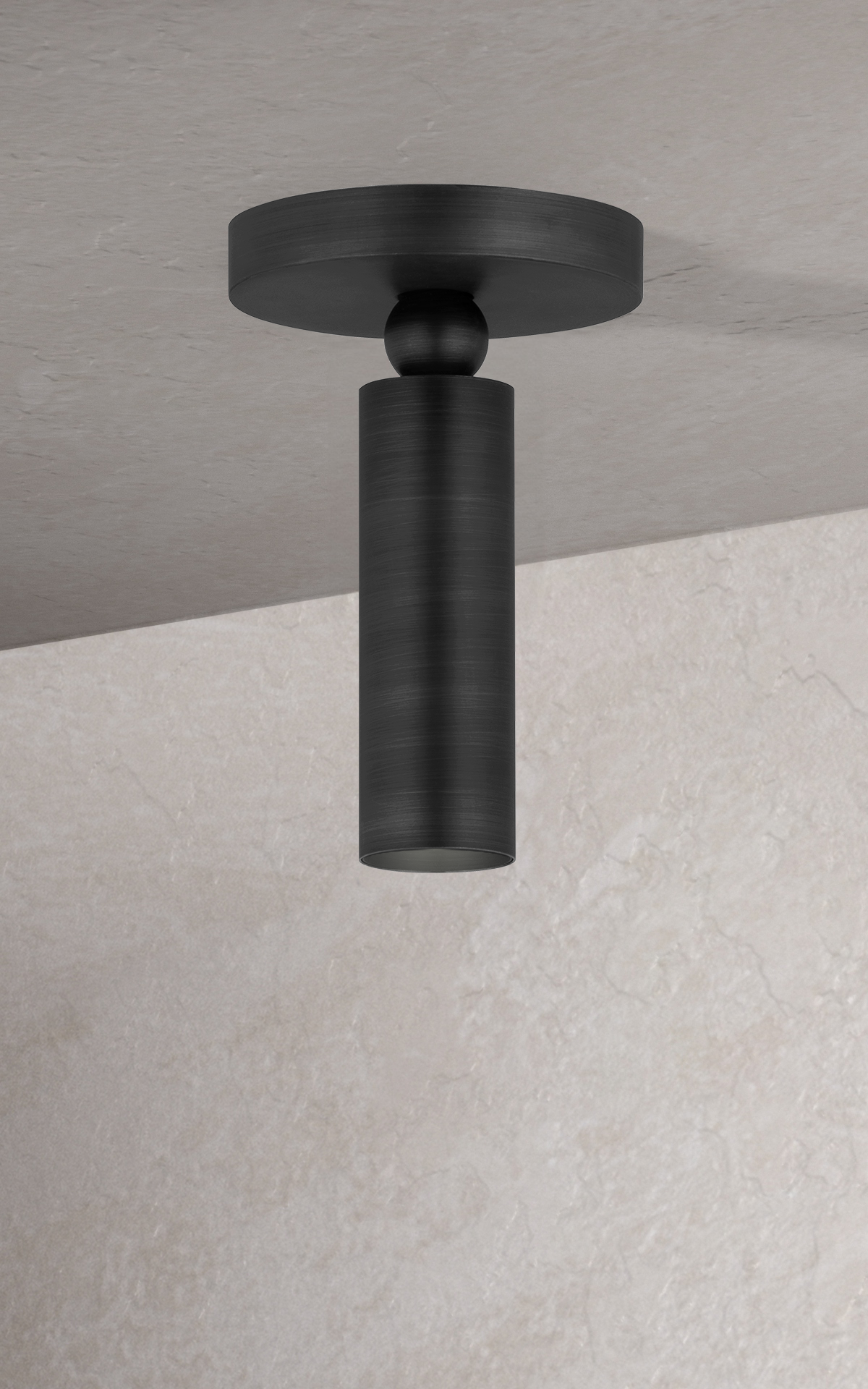 Luxe Pivot in Matte Black Lighting