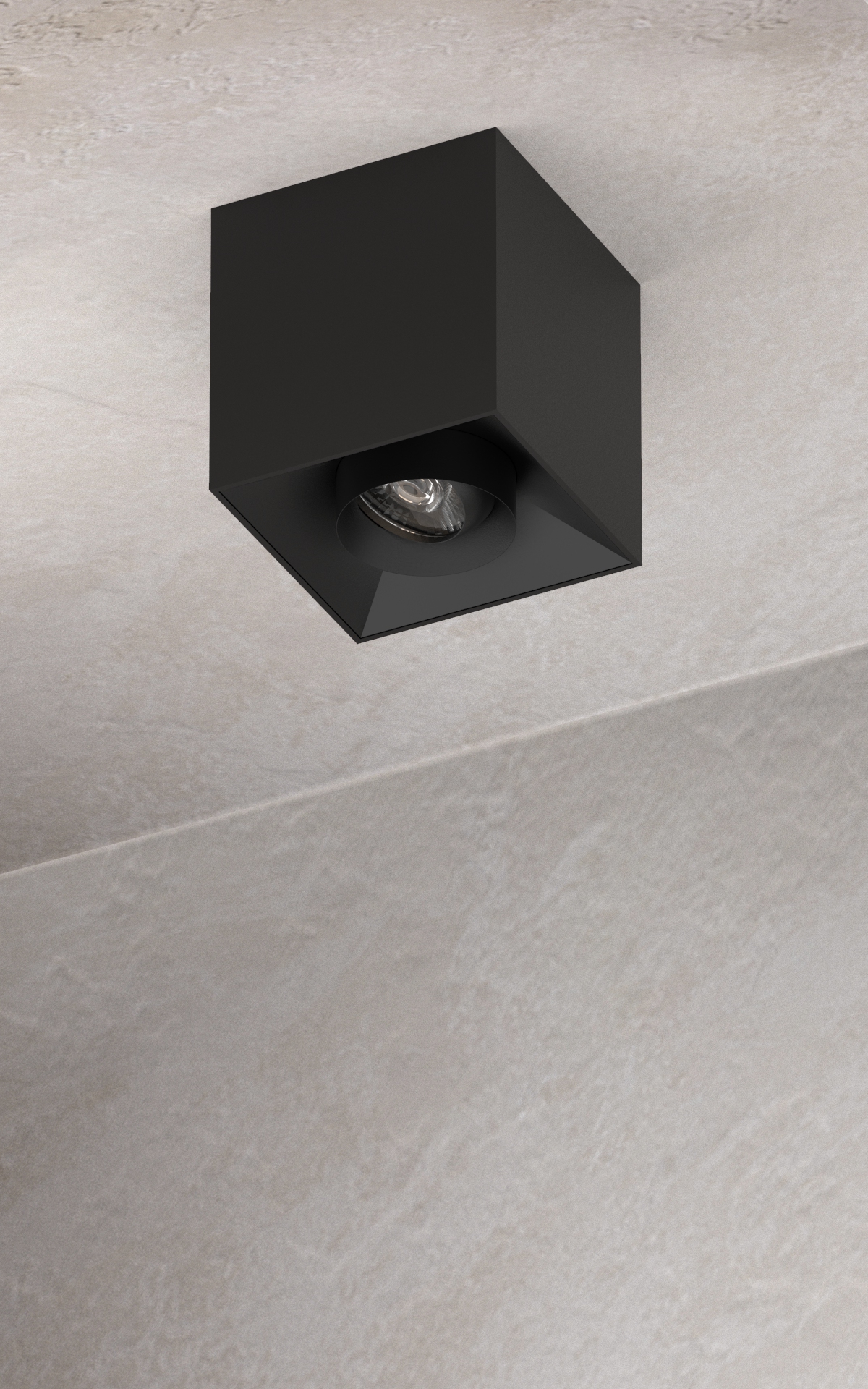 6" Square Adjustable Lens Flush Mount LED Cylinder Lighting