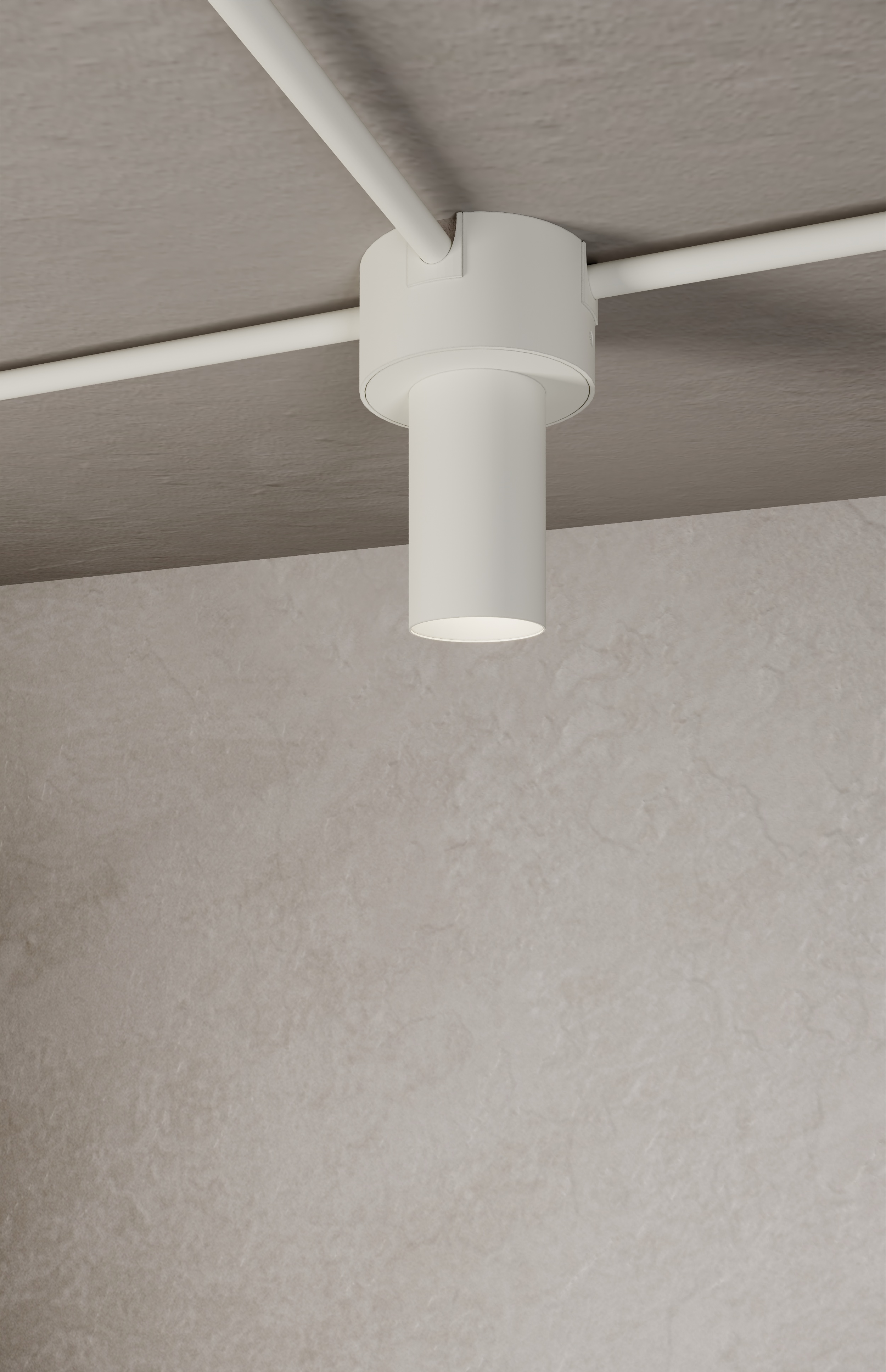 3" Round Conduit Flush Mount Lighting