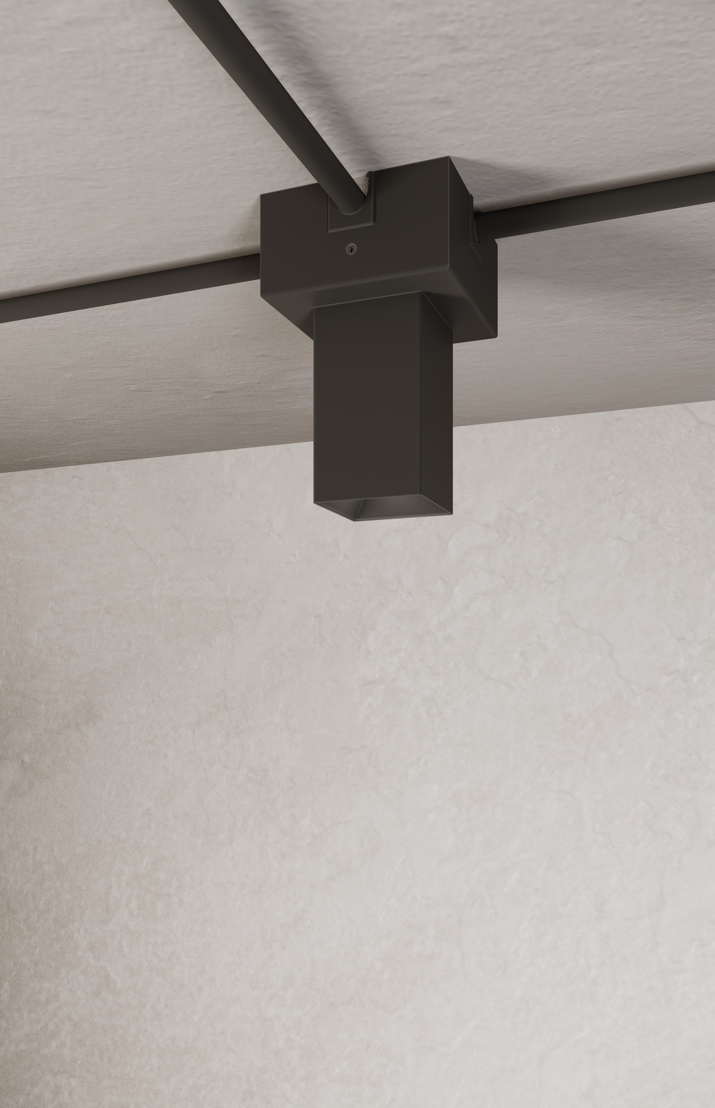 3" Square Conduit Flush Mount Lighting